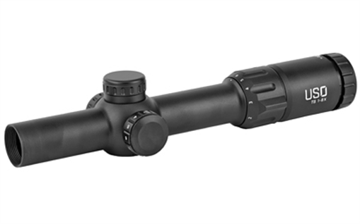 Picture of US Optics TS Series Rifle Scope, 1-6X24mm, 30mm Main Tube, Front Focal Plane, 0.2 MRAD Adjustments, Black, MS2 (MIL SCALE 2) Reticle TS-6X MS2