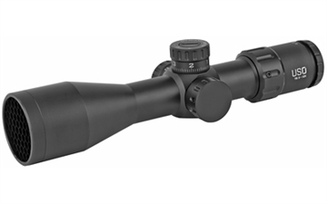 Picture of US Optics TS Series Rifle Scope, 3-12X44mm, 30mm Main Tube, Second Focal Plane, 1/10 Mil Adjustments, Black, Triplex Reticle TS-12X SFP