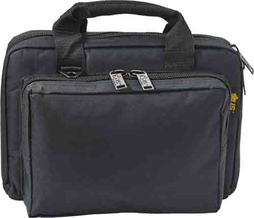 Picture of US PeaceKeeper Mini Range Bag Water Resistant Black 600D Polyester with 8 Mag Pockets, Lockable Zippers & Wraparound Handles 12.75" L x 8.75" H x 3" D Exterior Dimensions P21105