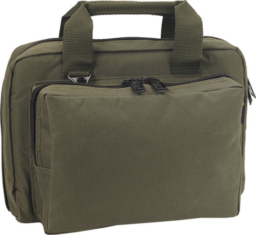 Picture of US PeaceKeeper Mini Range Bag Water Resistant OD Green 600D Polyester with 8 Mag Pockets, Lockable Zippers & Wraparound Handles 12.75" L x 8.75" H x 3" D Exterior Dimensions P21106