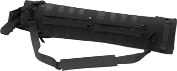 Picture of US PeaceKeeper Stubby Shotgun Scabbard, Shotgun Case, 20"x6", 600 Denier Polyester, Black P13020