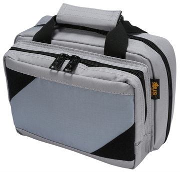 Picture of US PeaceKeeper Macro Mini Range Bag, 13.5"x9.5"x3", Ripstop Nylon and 1000 Denier Nylon, Gray P21301