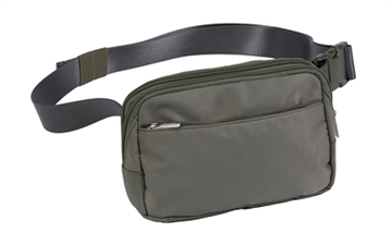 Picture of US PeaceKeeper Suburban Sidekick, Fanny Pack, RPET Polyester Construction, 8.25"x5.5"x2.25", Smokey Green Gray P27106