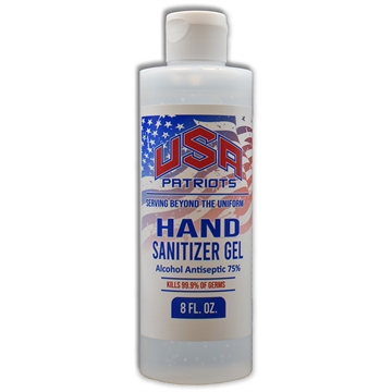 Picture of USA PATRIOTS HAND SANITIZER GEL 8OZ (MUST BUY 12 IN CASE) 4325