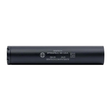 Show details for USED Gemtech GM-22 Suppressor .22 LR 5" 1/2x28 Thread Black 12127U Picture of USED Gemtech GM-22 Suppressor .22 LR 5" 1/2x28 Thread Black 12127U