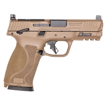 Picture of USED Smith & Wesson M&P 10mm M2.0 Optic Ready Handgun 10mm Auto 15rd Magazine 4" Barrel Thumb Safety FDE 13739U