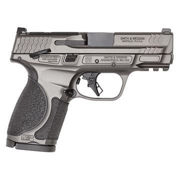 Picture of USED Smith & Wesson M&P 9 M2.0 Metal Compact OR Handgun 9mm Luger 10rd Magazine 3.6" Barrel Tungsten Gray Cerakote Thumb Safety 14106U 022188903614