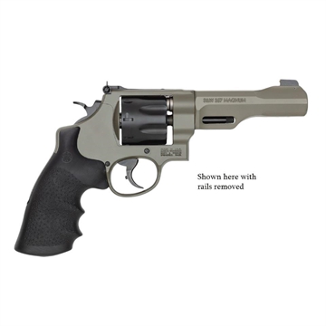 Picture of USED Smith & Wesson PC Model 327 TRR8 Handgun .357 MAG/38 Spl(+P) 8rd Capacity 5" Barrel Moss Cerakote Frame Pic Rail 14449U 757106324270