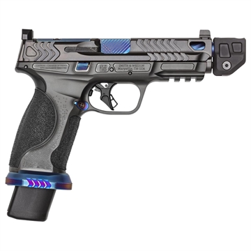 Picture of USED Smith & Wesson PC M&P 9 Metal HD Spec Series V Handgun 9mm Luger 23rd Magazine 4.9" Barrel w/Compensator Tall Night Sights Gray 14284U 022188903621