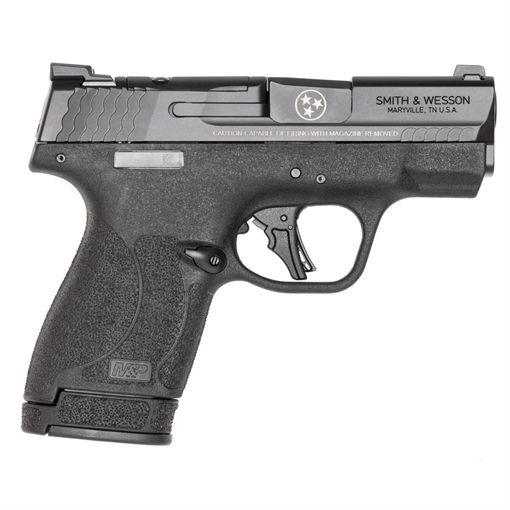Picture of USED S&W M&P 9 Shield Plus OR TN Logo Handgun 9mm Luger 13rd Magazine 3.1" Barrel Night Sights No Safety 14118U