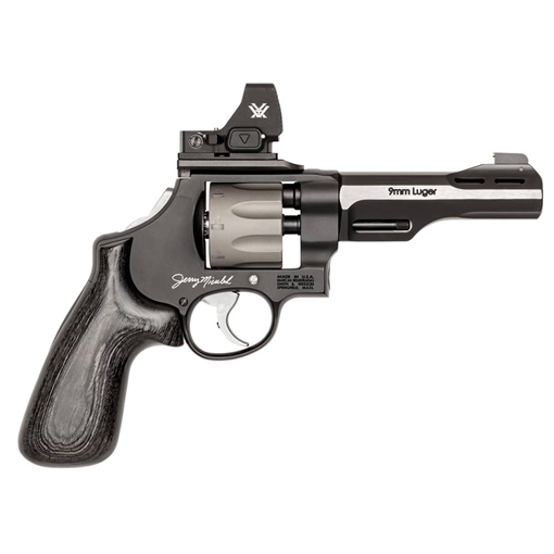 Picture of USED S&W PC Model 327 "Jerry Miculek World Record" Handgun 9mm Luger 8rd Capacity 5" Barrel w/Vortex Red Dot 14045U