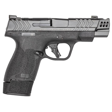 Picture of USED S&W PC M&P 9 Shield Plus Carry Comp Handgun 9mm Luger 10rd Magazine 4" Barrel Optic Ready No Thumb Safety 13990U