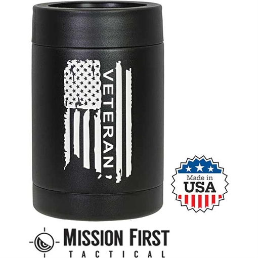 Picture of MISSION FIRST TACTICAL USMC 12oz Can Cooler In BK/WHT DM-12-USMC-41 810099434736