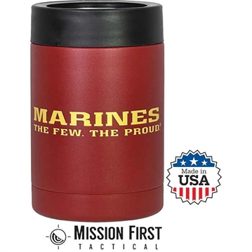 Picture of MISSION FIRST TACTICAL USMC 12oz Can Cooler In RD/YEL DM-12-USMC-5 810099434705