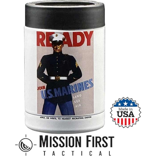 Picture of MISSION FIRST TACTICAL USMC 12oz Can Cooler In WWI DM-12-USMC-42 810099434798