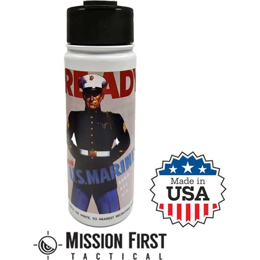 Picture of MISSION FIRST TACTICAL USMC 16oz Flip Tmblr In WWI DM-18-USMC-42 810099434804
