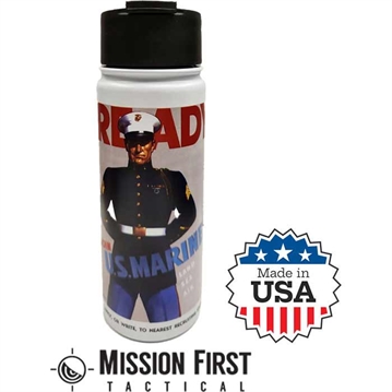 Picture of MISSION FIRST TACTICAL USMC 16oz Flip Tmblr In WWI DM-18-USMC-42 810099434804