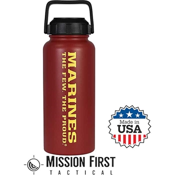 Picture of MISSION FIRST TACTICAL USMC 32oz Bttle In RD/YEL DM-32-USMC-5 810099434729