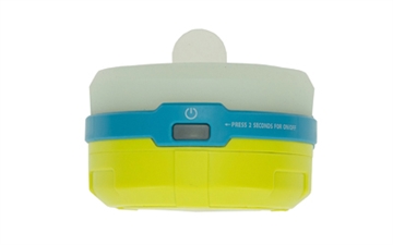 Picture of UST - Ultimate Survival Technologies Spright Lantern, 3 Modes: High (100 Lumens), Low (50 Lumens), and Nightlight (10 Lumens), 3AA Batteries (Not Included), Yellow/Blue 1146778