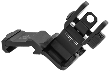 Picture of Leapers, Inc. - UTG Accu-Sync, AR15 45 Degree Offset Flip-up Rear Sight, Black MT-945