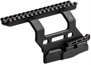 Picture of Leapers  Quick-Detachable AK Side Mount Matte Black Anodized Aluminum 6.69" Long  MT-UAK01