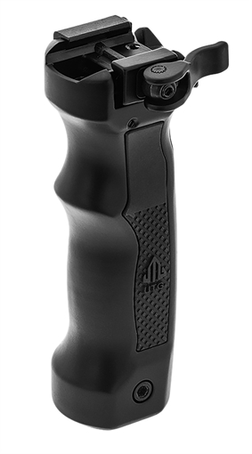 Picture of Leapers, Inc. - UTG D-Grip, Quick Release Deployable Bipod, Black MNT-DG02Q