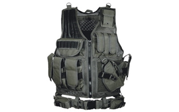 Picture of Leapers, Inc. - UTG 547 - Law Enforcement Tactical Vest, Vest, Black PVC-V547BT PVCV547BT