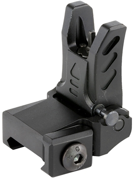 Picture of Leapers, Inc. - UTG Sight, Flip-Up Front Sight, Low Profile, Fits Picatinny, Black Finish MNT-755 MNT755