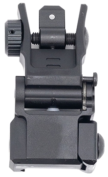 Picture of Leapers, Inc. - UTG Sight, Flip-Up Rear Sight, Low Profile, Fits Picatinny, with Dual Aiming Aperture, Black Finish MNT-955 MNT955