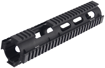 Picture of Leapers, Inc. - UTG Model 4/15 Quad Rail, Fits AR Rifles, Carbine Length, with Front Extension, Black MTU015