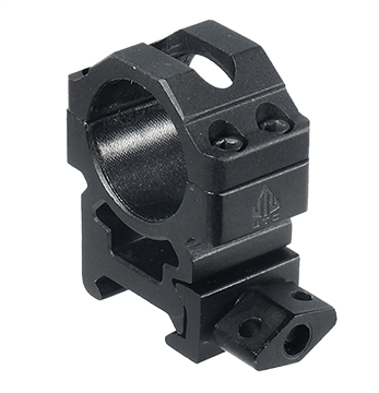 Picture of Leapers, Inc. - UTG Pro Max Strength, Rings, Fits Picatinny, 1" Medium, 2 piece, Black Finish RG2W1154