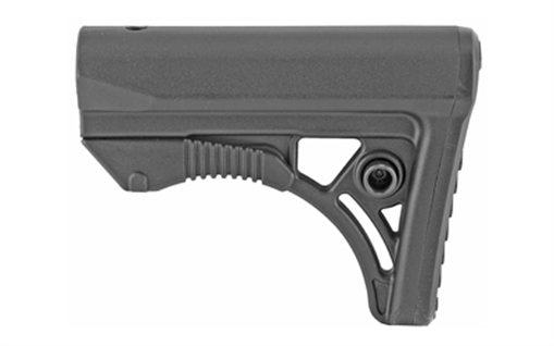 Picture of Leapers, Inc. - UTG Model 4 Combat Ops S3, Stock, Ambidextrous Sling Loop and Reversible QD Sling Swivel Housing, Polymer Stock Only, Black Finish RBUS3BMS