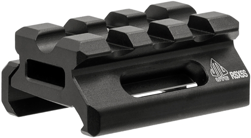 Picture of Leapers MTRSX5S Picatinny Riser Matte Black Anodized Aluminum Picatinny/Weaver Mount MTRSX5S MT-RSX5S