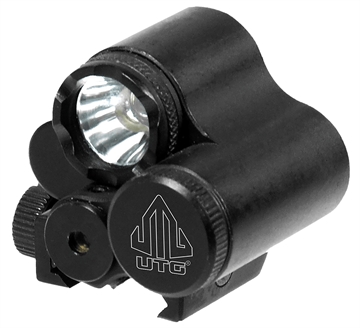 Picture of Leapers  Black Anodized Aluminum 120 Lumens CREE LED IRB Bulb Red Laser Picatinny Mount  LT-ELP28R