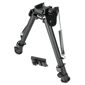 Picture of Leapers, Inc. - UTG Tactical Op Bipod, Fits Picatinny or Weaver Rail, 8" - 12.4", with QD Lever Mount, Black TL-BP88Q TLBP88Q