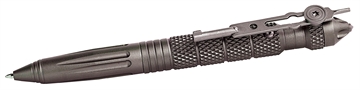 Picture of Uzi Accessories Tactical Pen Gun Metal Aluminum 6" Features Glass Breaker/Cuff Key UZITACPEN4GM