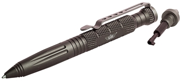 Picture of Uzi Accessories Tactical Pen Gun Metal Aluminum 6" Features Glass Breaker/Cuff Key UZITACPEN6GM