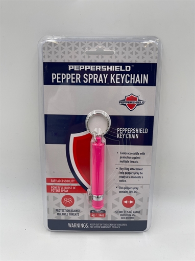 Picture of UZI Peppershield Keychain Guard 1/2oz - Pink PS-KEYCHAIN-P