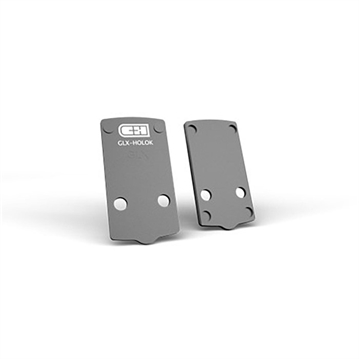 Picture of C&H Precision Weapons HOLOSUN 407K/507K FOR GLOCK 43/48 MOUNTING PLATE BLACK GLX-HOLOK