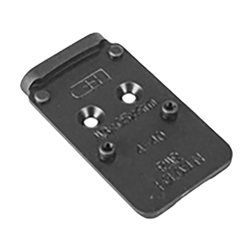 Picture of C&H Precision Weapons TRIJICON RMR FOOTPRINT FOR GLOCK MOS MOUNTING PLATE BLACK GL-RSH