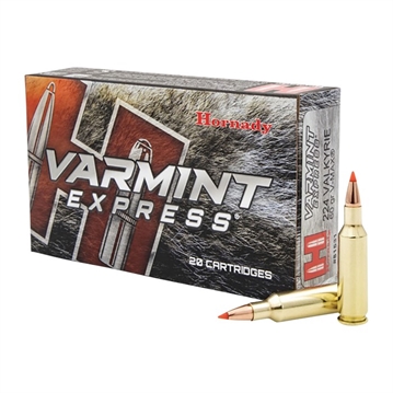Picture of Hornady Varmint Express Rifle Ammunition .224 Valkyrie 60 gr V-MAX 3300 fps 20/ct 81531