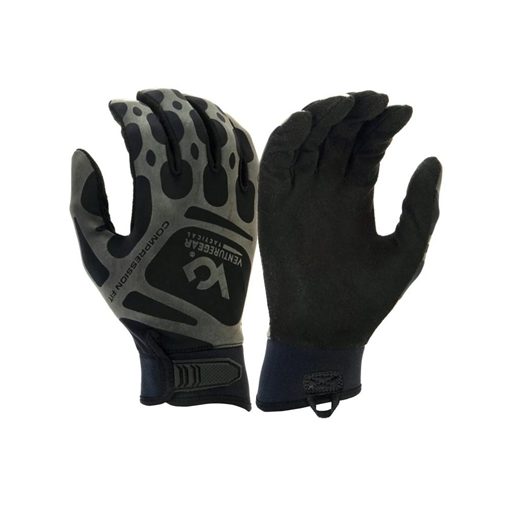 Picture of Venture Gear Tactical Compression Fit Training Gloves Black S VGTG10BS