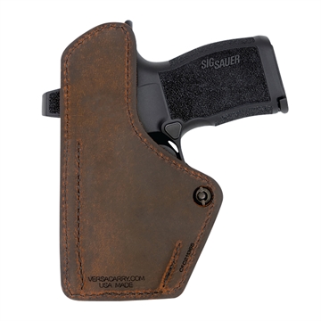 Picture of Versacarry Compound Custom IWB Brown Polymer Belt Clip Fits Springfield Hellcat Right Hand 1CC2621HCT