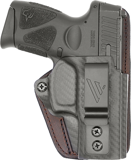 Picture of Versacarry Comfort Flex Custom, Inside Waistband Holster, Fits Springfield Hellcat, Leather and Kydex, Distressed Brown, Right Hand CFC211HCT