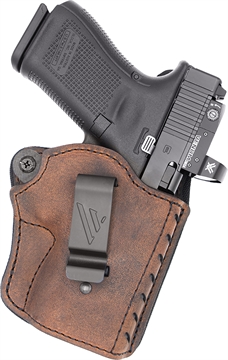 Picture of Versacarry Comfort Flex Deluxe IWB Size 04 Brown Leather Belt Clip Right Hand CFD2114