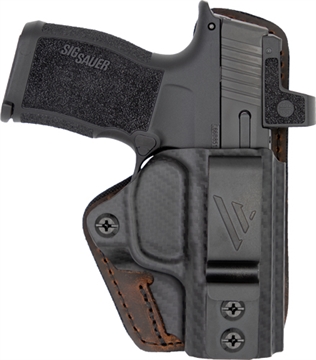 Picture of Versacarry Comfort Flex Custom IWB Brown Polymer Belt Clip Fits S&W M&P Shield Right Hand CFC211SHD