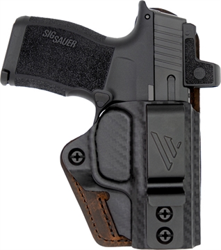 Picture of VERSACARRY COMPOUND CUSTOM IWB HOLSTER POLY S&W MP SHIELD BRN 1CC26-21SHD