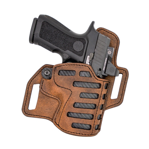 Picture of Versacarry Compound OWB Holster Size 3 Brown RH C2213-1