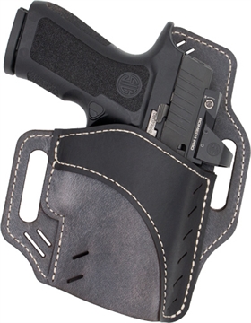 Picture of VERSACARRY HORIZON HOLSTER OWB GREY BASE BLACK PATCH SIZE 4! UGH4GRY