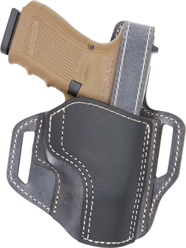Picture of Versacarry Trooper OWB Size 04 Black/Gray Leather Belt Slide Right Hand TR32141